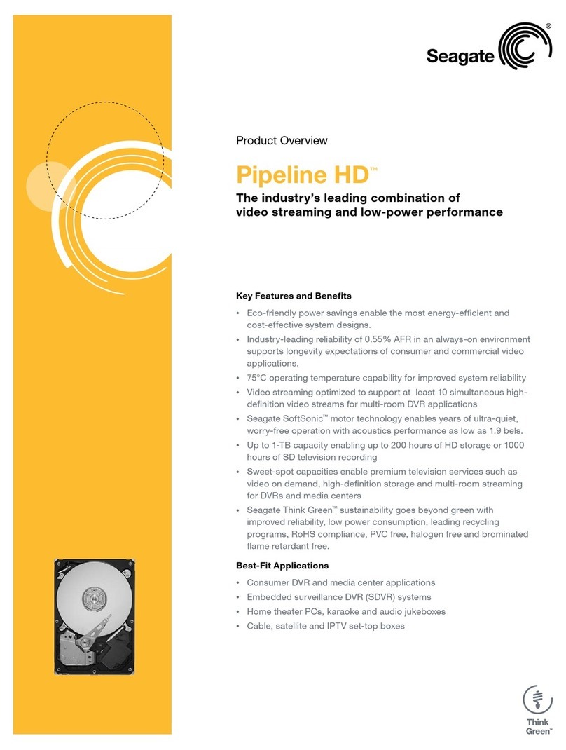 Seagate ST31000322CS - Pipeline HD 1 TB Hard Drive Product overview