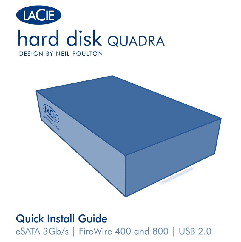 LaCie Hard Disk MAX Quadra User manual