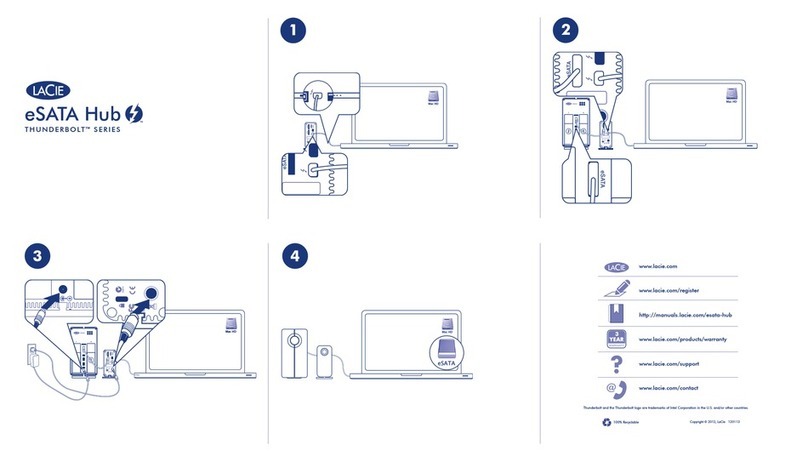 LaCie eSATA PCI Card Quick install guide