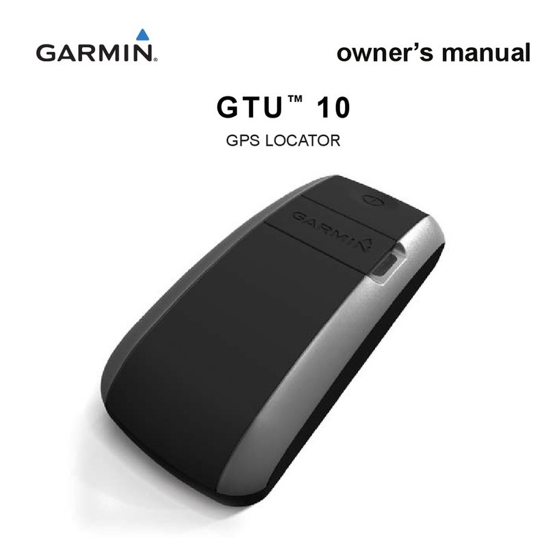 Garmin GTU 10 User manual