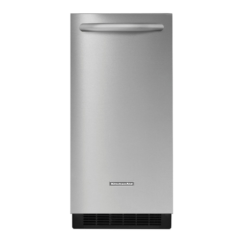 KitchenAid KUIC15N - 15 in. ARCHITECT Series II Ice... User manual
