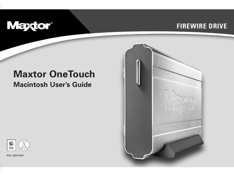 Maxtor Maxtor OneTouch USB User manual