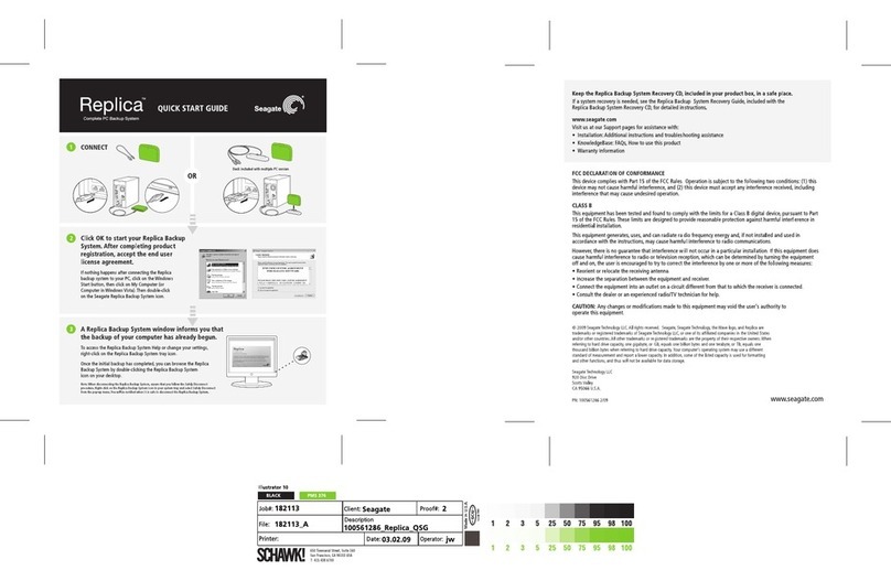 Seagate Replica User manual