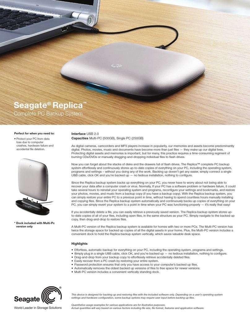 Seagate Replica User manual