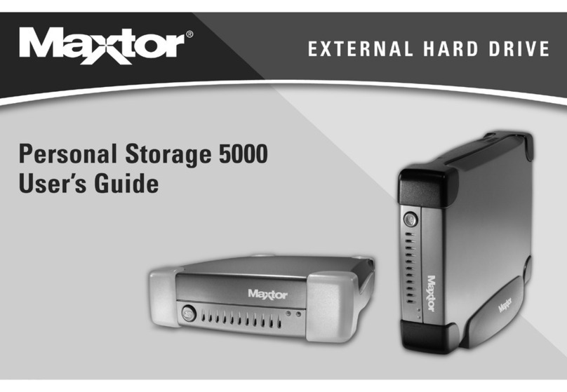 Maxtor Personal Storage 5000DV User manual Maxtor Personal Storage 5000DV User manual