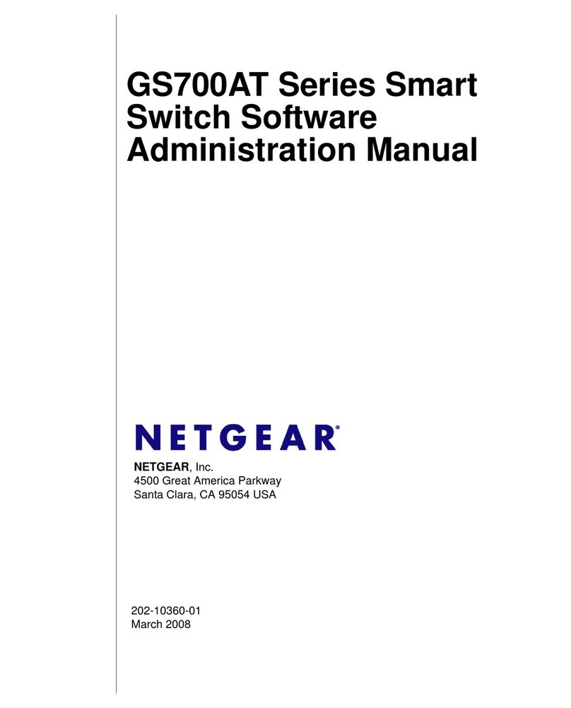 NETGEAR GS724AT - ProSafe Gigabit Smart Switch Instruction Manual