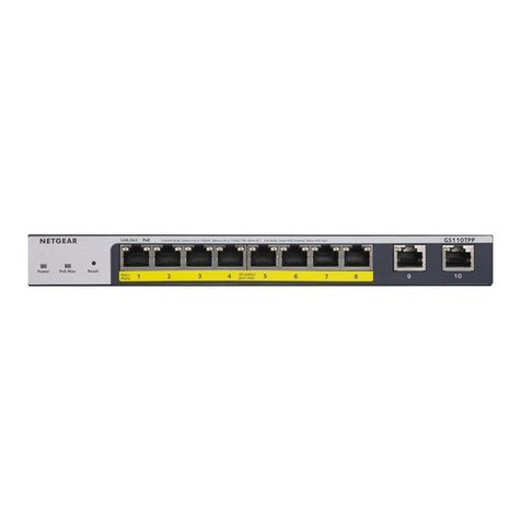 NETGEAR GS110TP - ProSafe Gigabit Smart Switch Instruction Manual