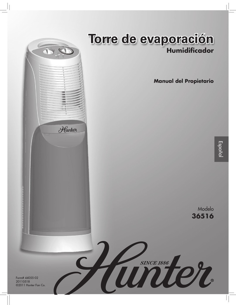 Hunter 36516 Manual del propietario
