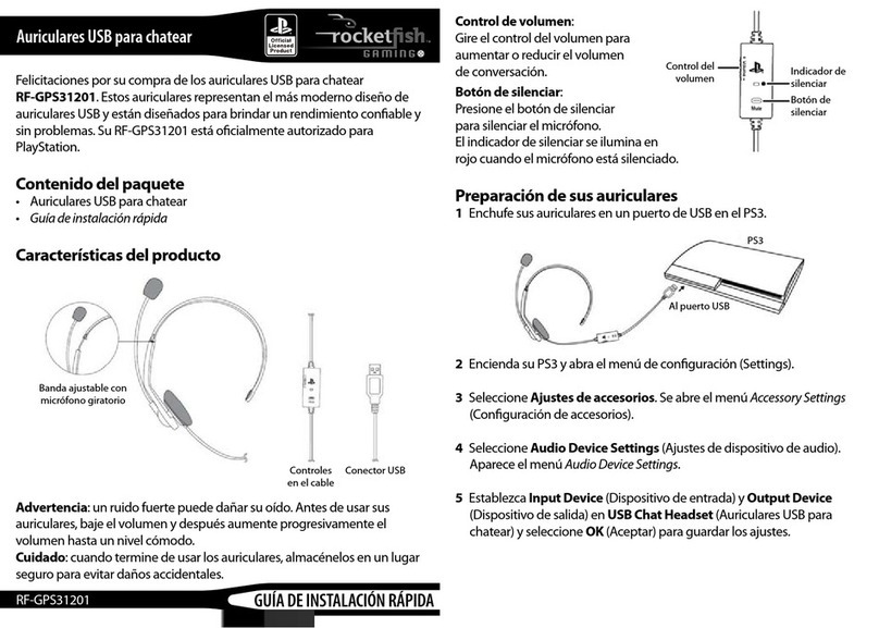 Rocket Fish RF-GPS31201 Guía De Instalación Rápida