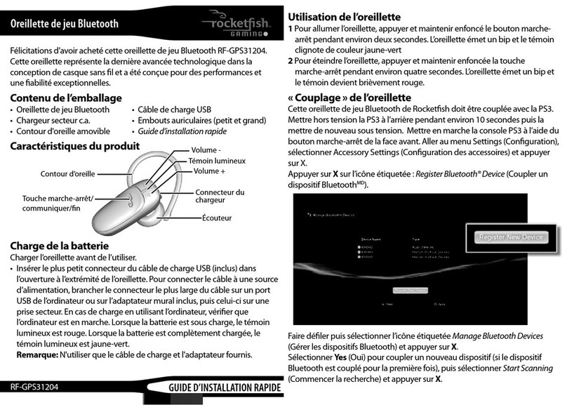 Rocket Fish RF-GPS31204 Guide d'installation rapide