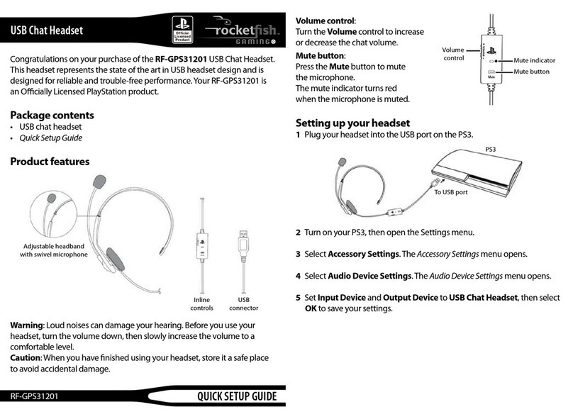 Rocket Fish RF-GPS31201 User manual Rocket Fish RF-GPS31201 User manual