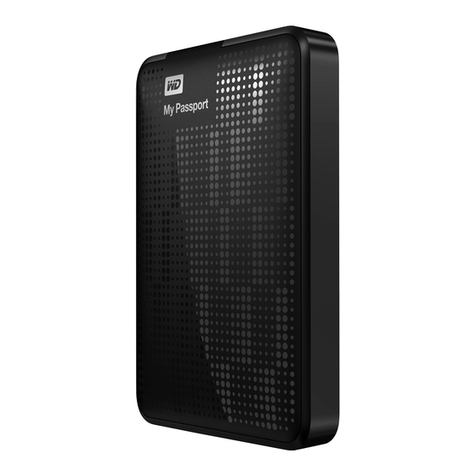 Western Digital My Passport WDBBEP0010BBK User manual