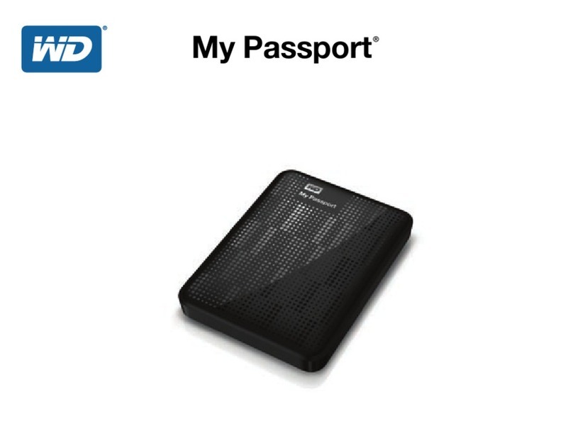 Western Digital My Passport WDBBEP0010BBK User manual