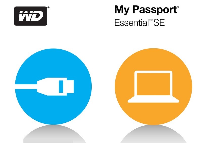 Western Digital My Passport Essential SE WDBACY5000A Series User manual