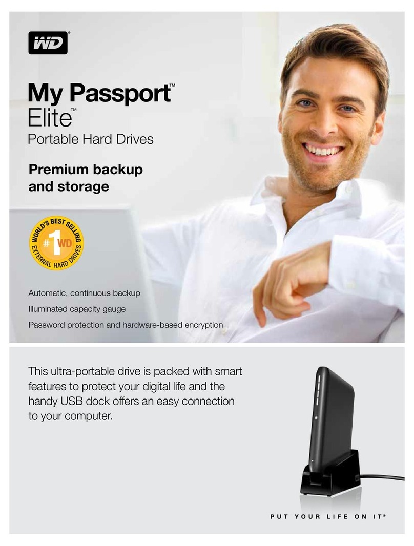 Western Digital WDBACX0010Bxx - My Passport Essential SE Installation instructions
