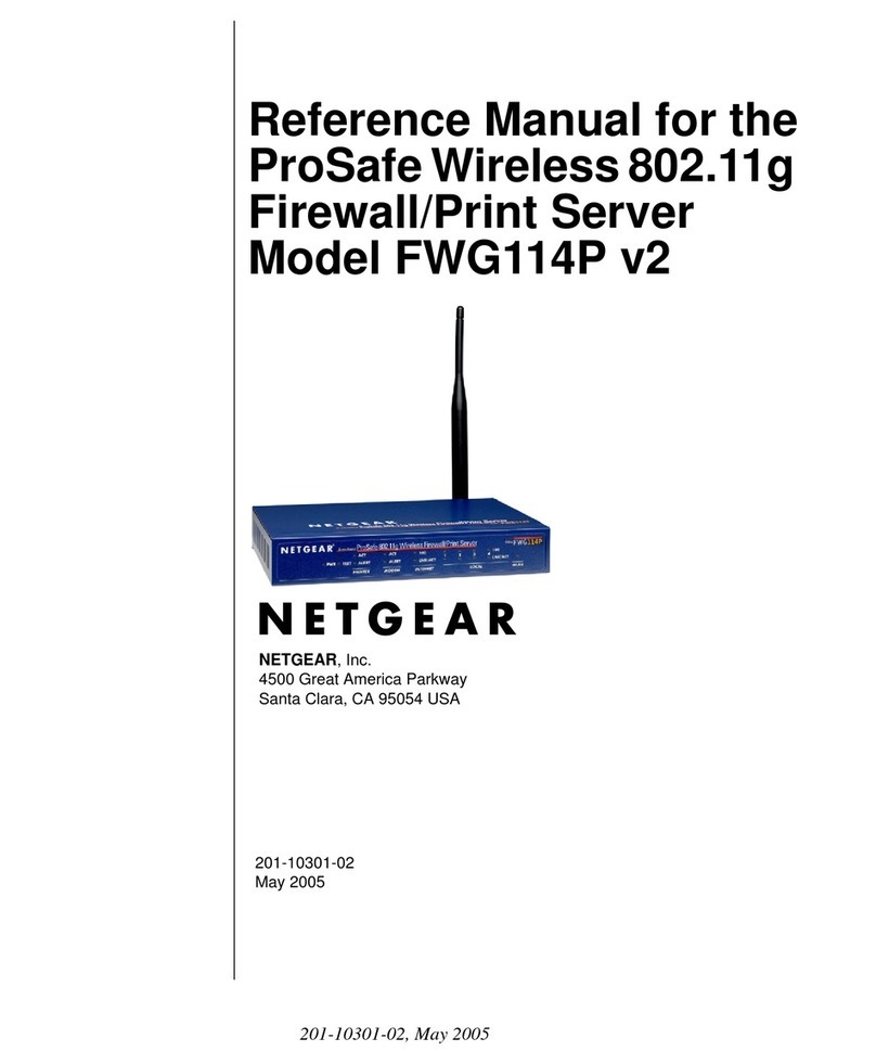 NETGEAR FWG114Pv2 - Wireless Firewall With USB Print... Reference manual