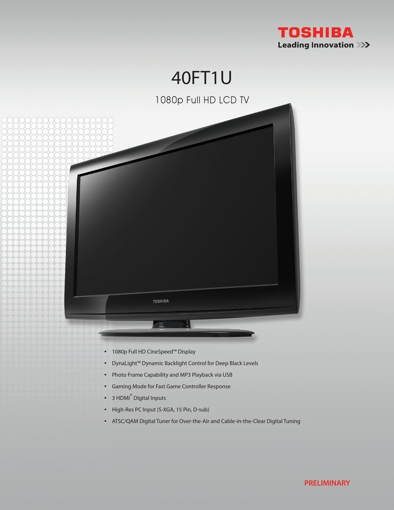 Toshiba 40FT1U User manual Toshiba 40FT1U User manual
