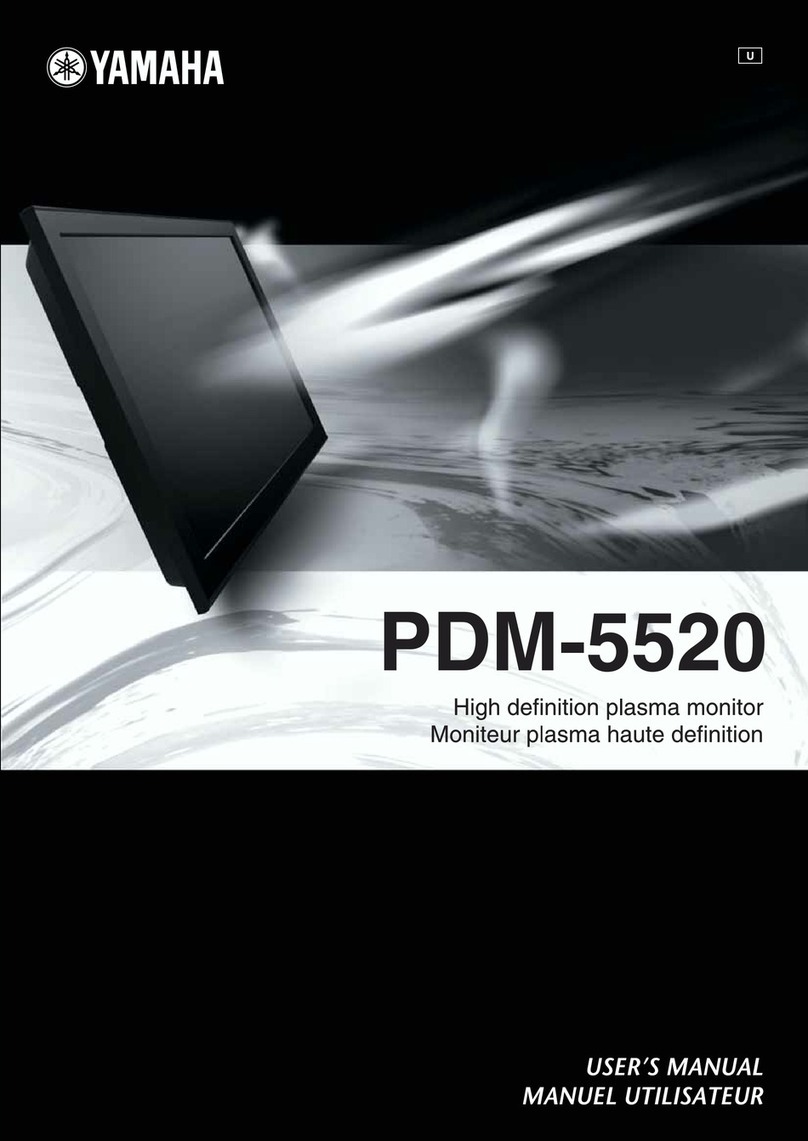 Yamaha PDM-5520 User manual Yamaha PDM-5520 User manual