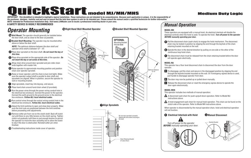 Chamberlain MH User manual