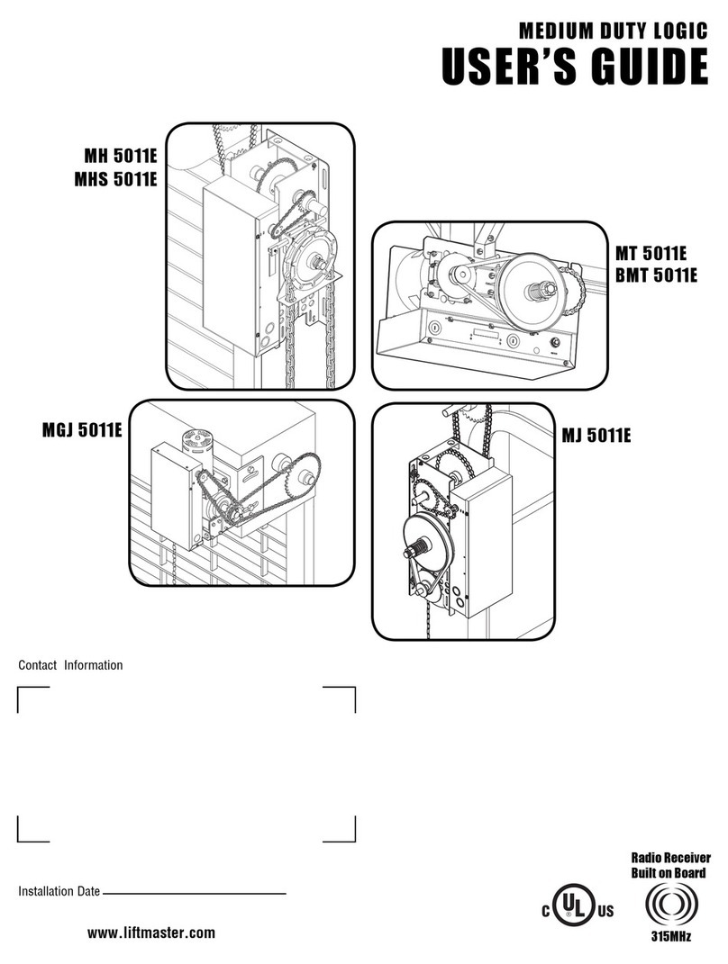 Chamberlain MGJ User manual