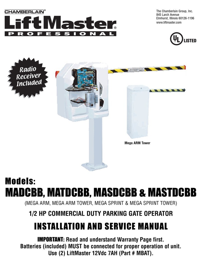 Chamberlain MEGA ARM / MEGA ARM TOWER Manual
