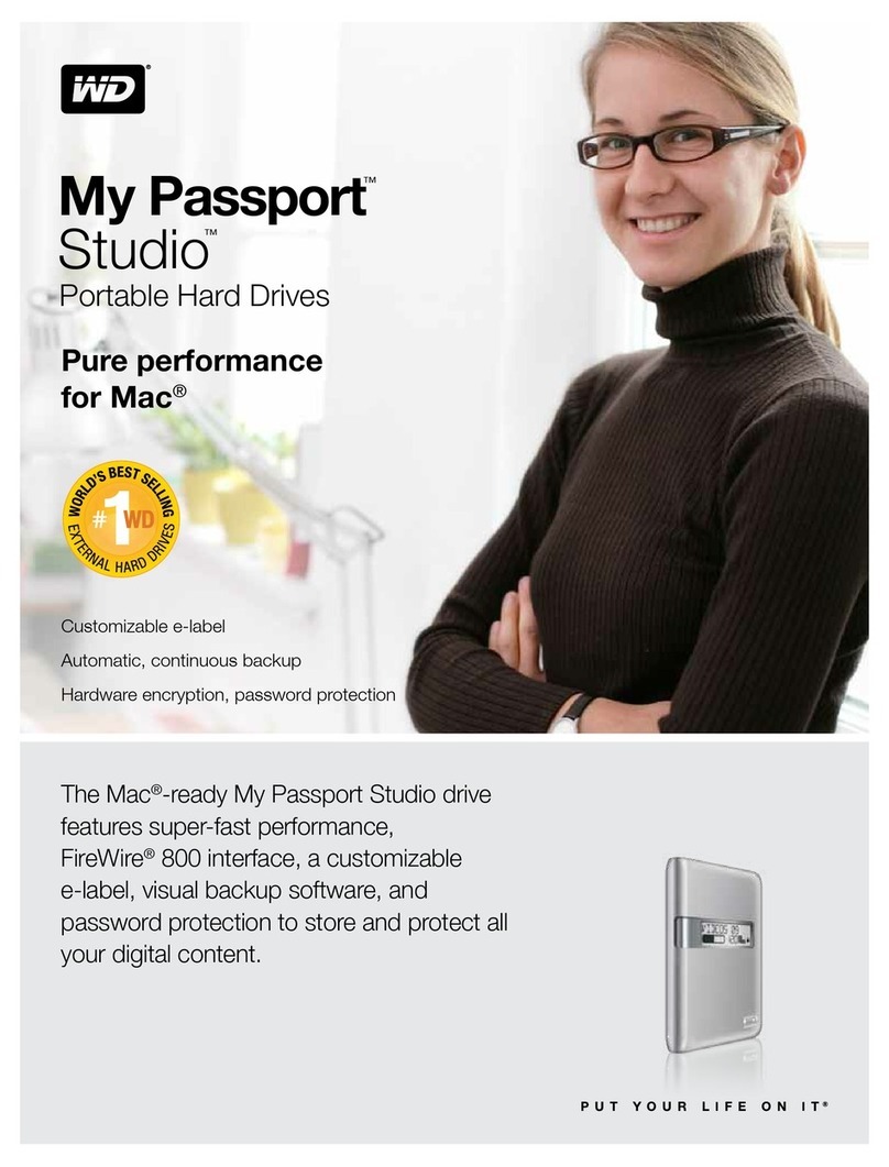 Western Digital WDBAAC2500ACH - My Passport Elite User manual