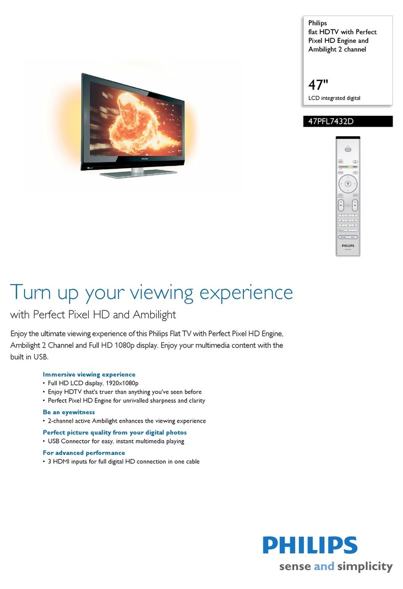 Philips 47PFL7432D User manual
