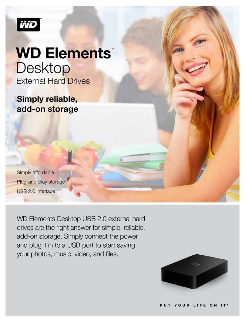 Western Digital WDBAAR3200ABK - Elements Portable User manual