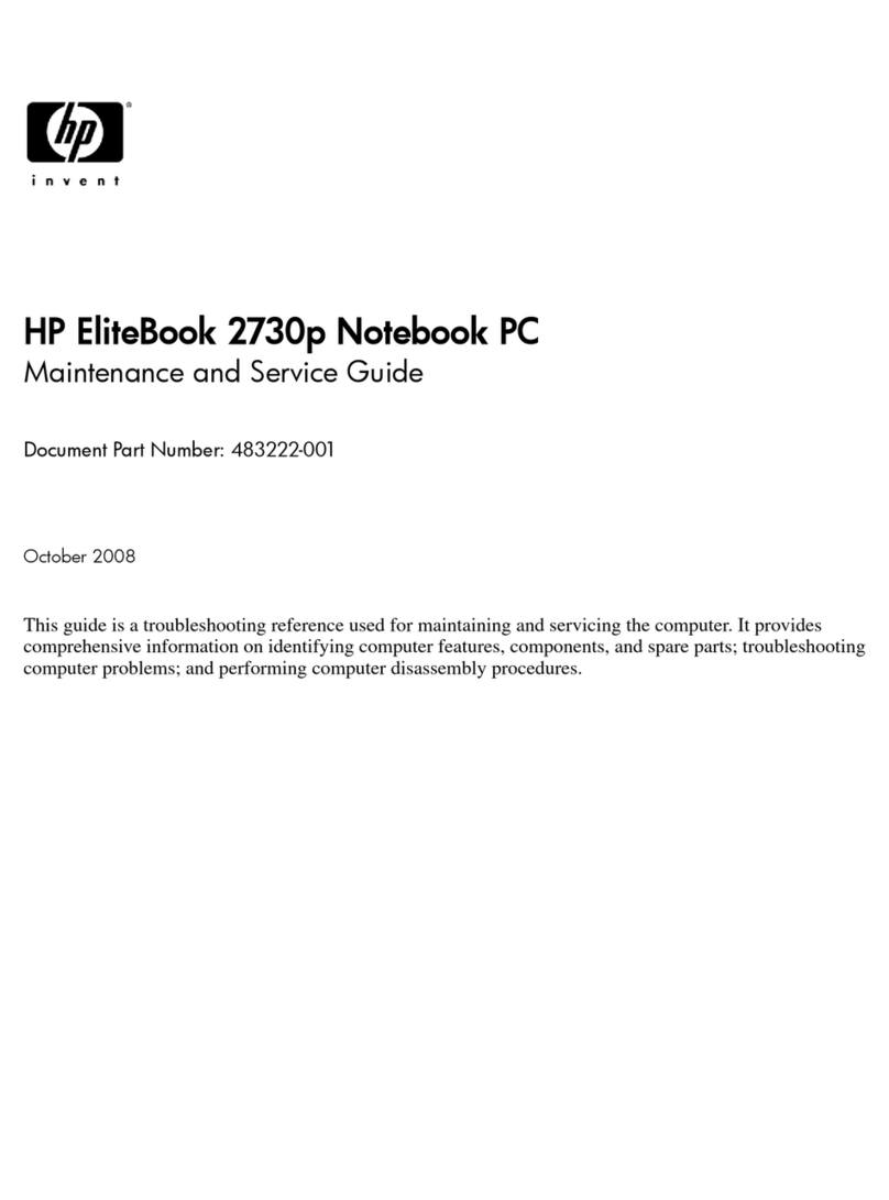 HP 2730p - EliteBook - Core 2 Duo 1.86 GHz Manual HP 2730p - EliteBook - Core 2 Duo 1.86 GHz Manual
