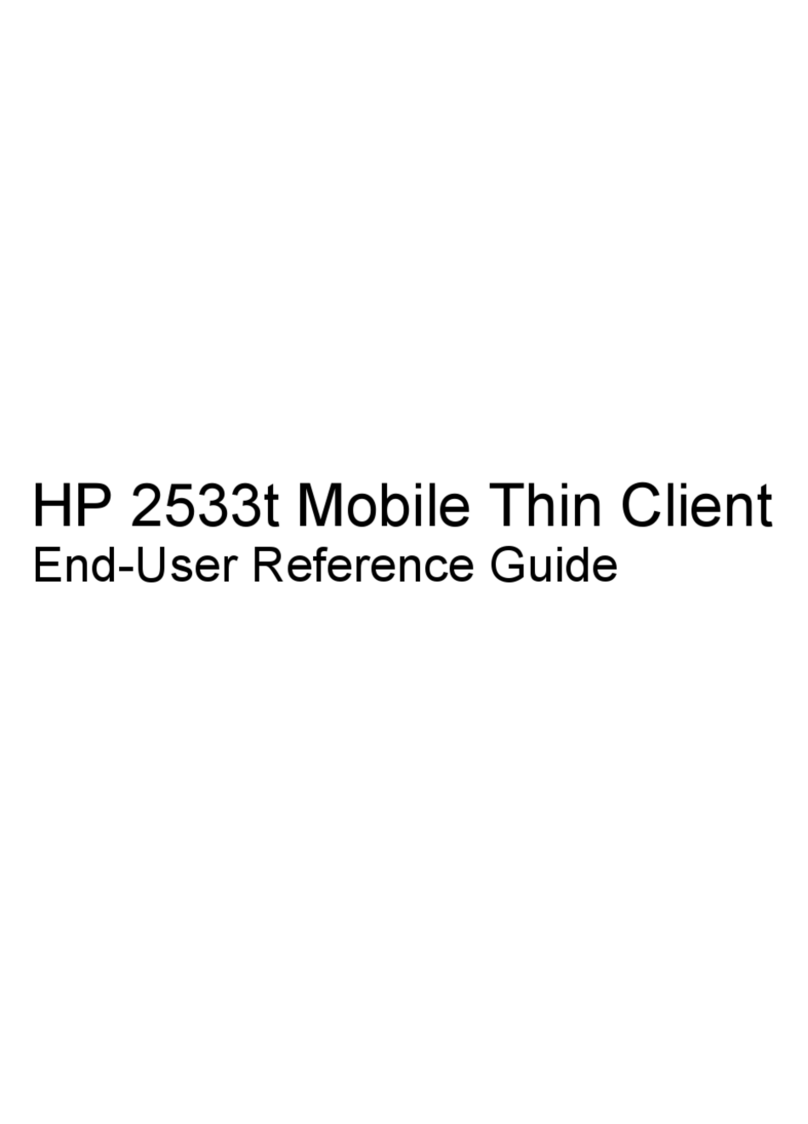 HP 2533t - Compaq Mobile Thin Client Product information sheet