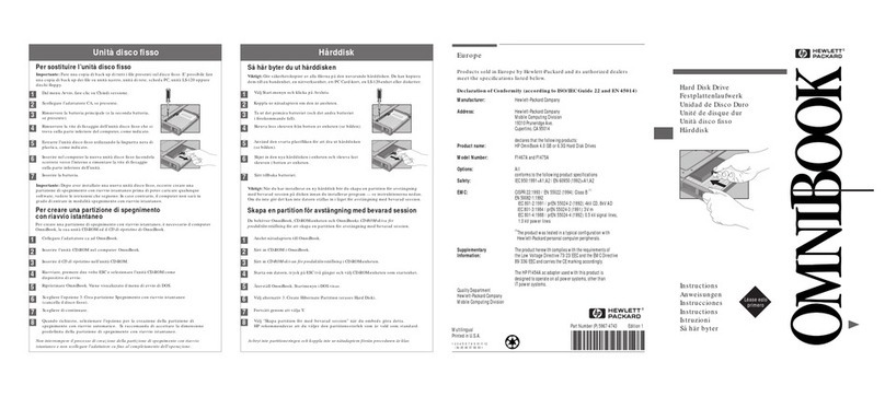 HP OMNIBOOK 4150 Reference guide