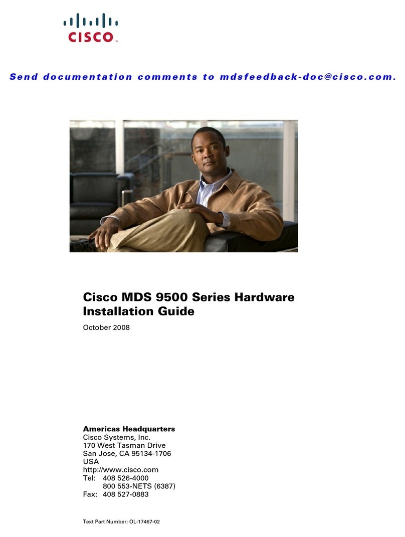 Cisco AJ732A -  MDS 9134 Fabric Switch installation guide