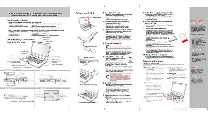 Fujitsu N7010 - LifeBook - Core 2 Duo 2.26 GHz User manual
