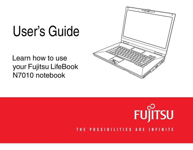 Fujitsu N7010 - LifeBook - Core 2 Duo 2.26 GHz User manual