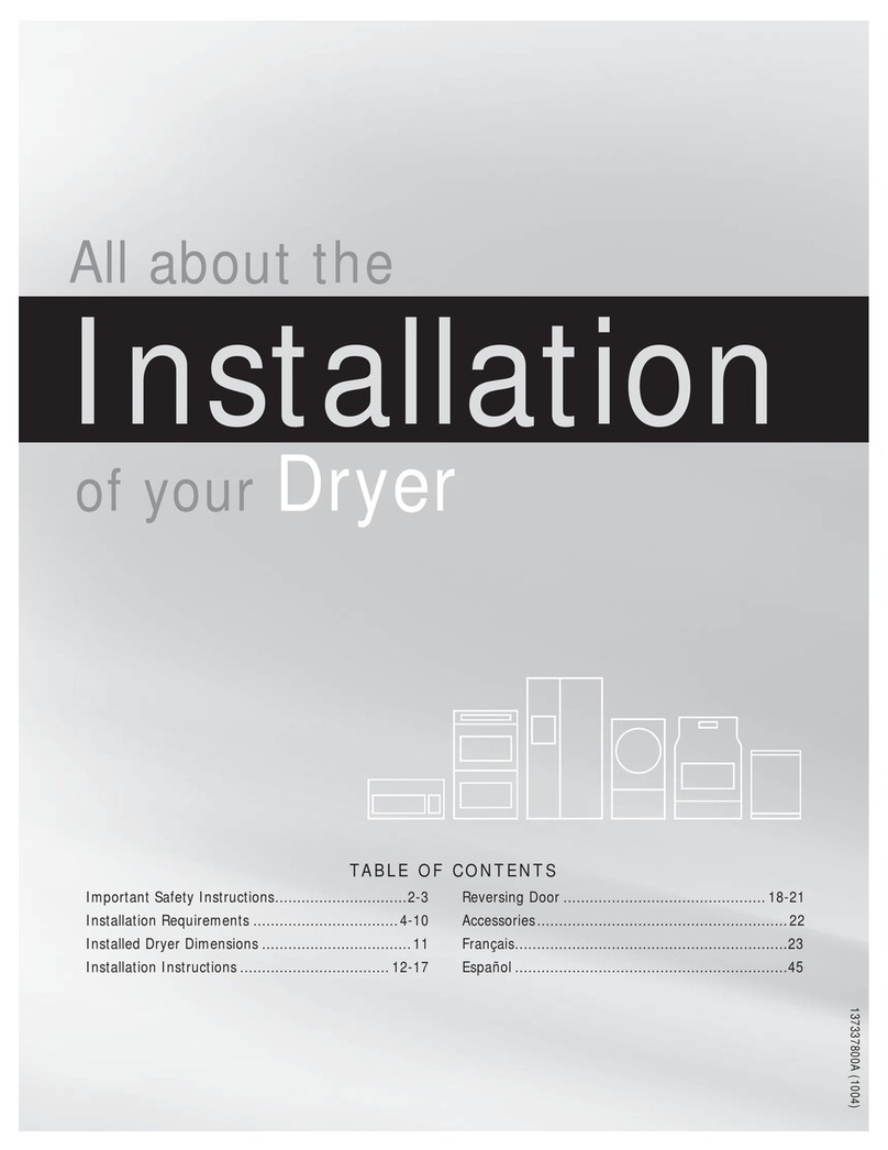 Frigidaire Affinity FAQG7011LB User manual