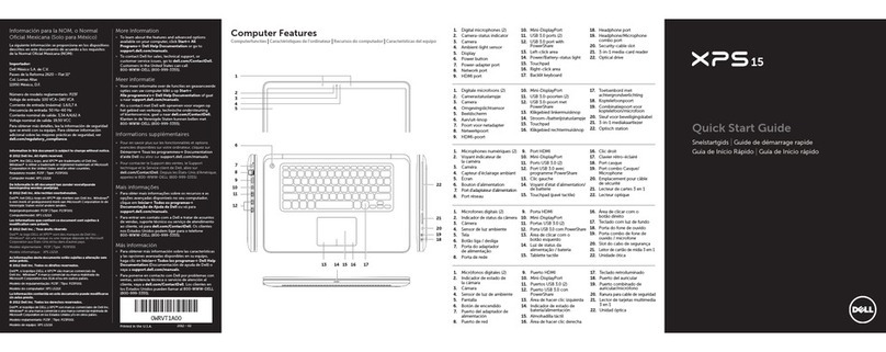 Dell XPS 15 User manual