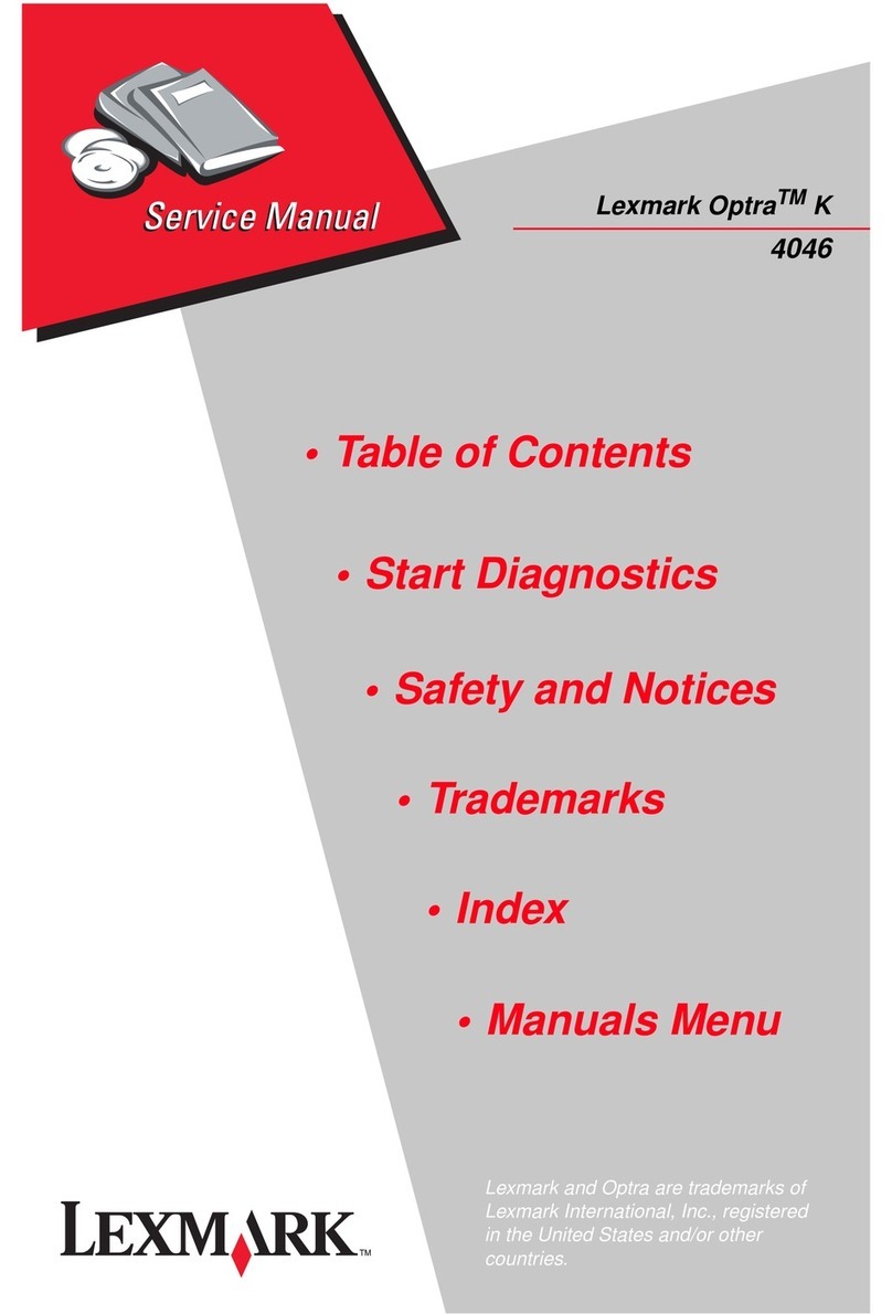 Lexmark 11A4006 - Optra K 1220 B/W Laser Printer User manual