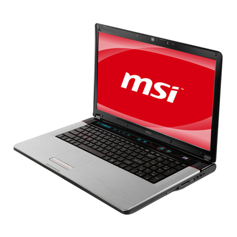 MSI GE700 User manual
