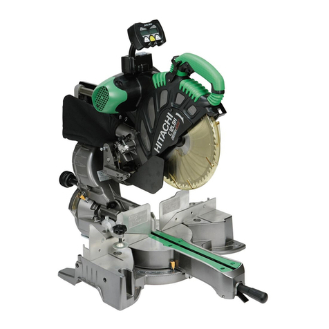 Hitachi C12RSH - 305mm Slide Compound Mitre Saw User manual