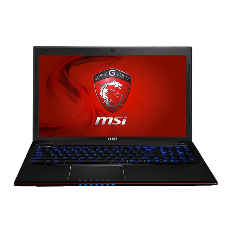 MSI GE60 user manual