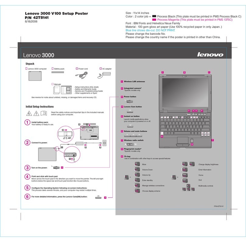 Lenovo V100 User manual