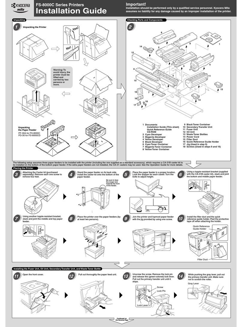 Kyocera FS-8000C Series User manual