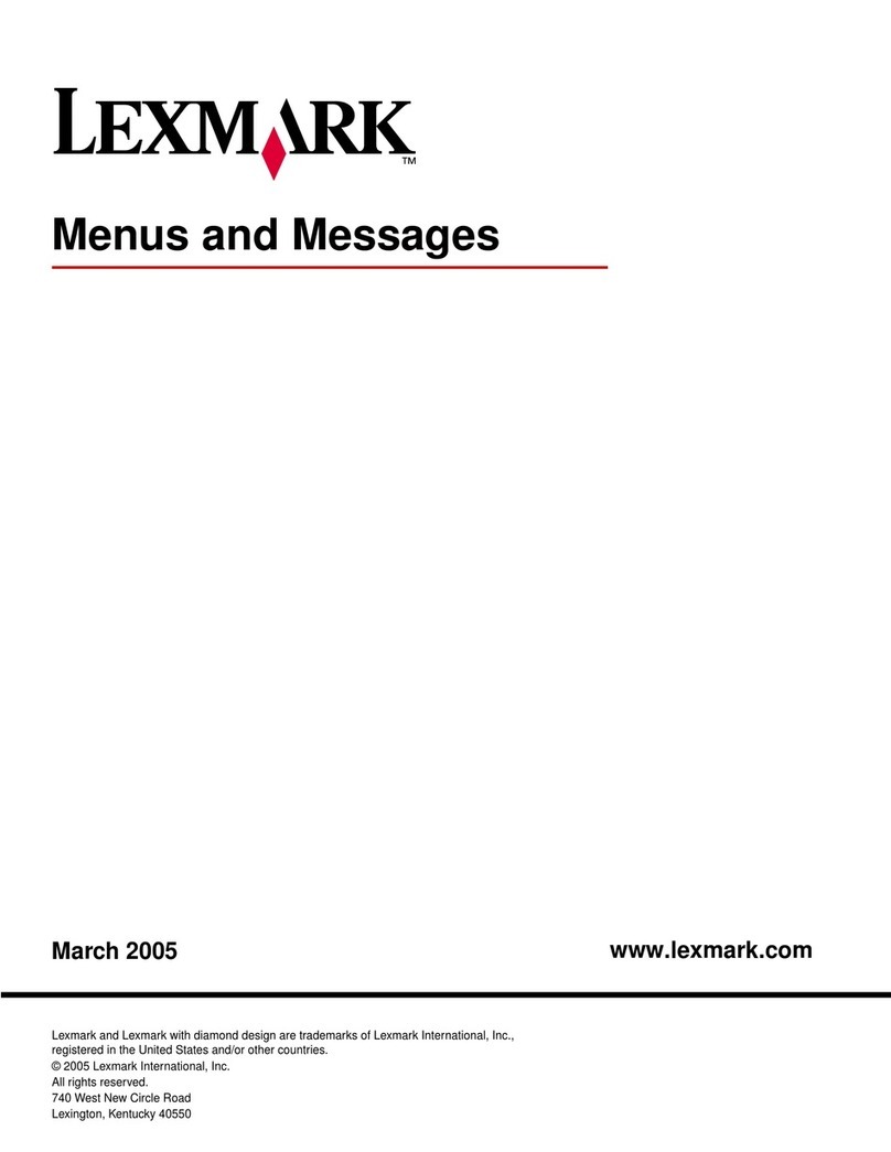 Lexmark 20G0100 - T 640 B/W Laser Printer User manual
