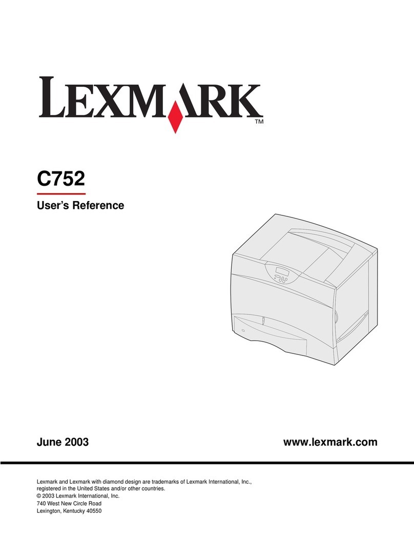 Lexmark 17J0050 - C 752n Color Laser Printer Service manual Lexmark 17J0050 - C 752n Color Laser Printer Service manual