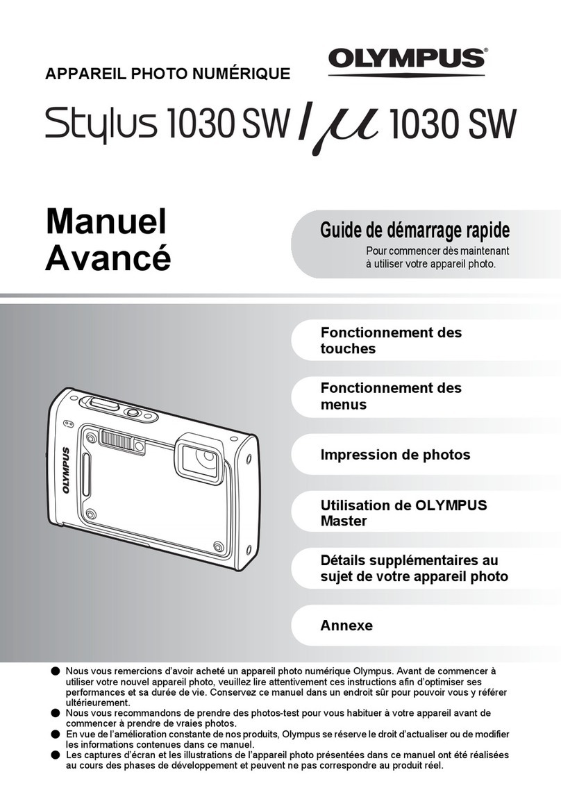 Olympus 1030SW - Stylus Digital Camera User manual