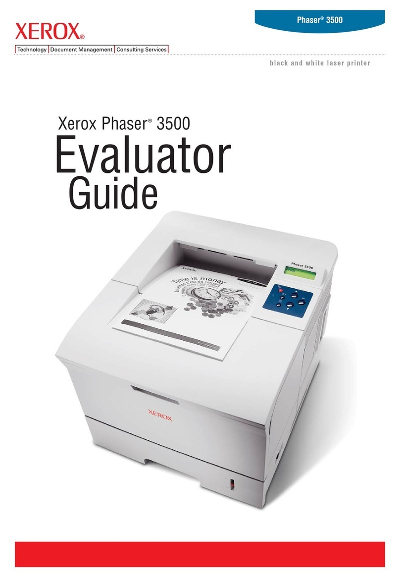 Xerox 3500DN - Phaser B/W Laser Printer User manual