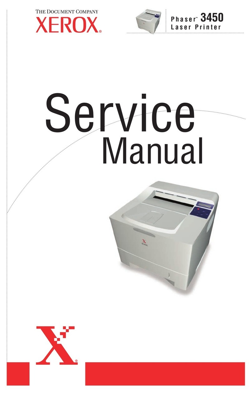 Xerox 3450B - Phaser B/W Laser Printer User manual