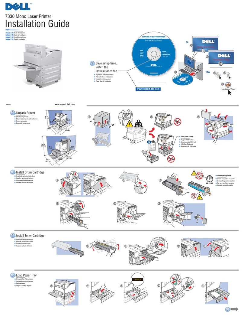 Dell 7330dn - Laser Printer B/W User manual