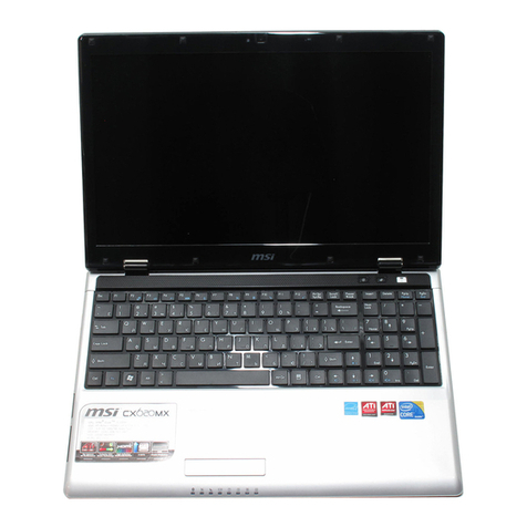 MSI CX620 User manual