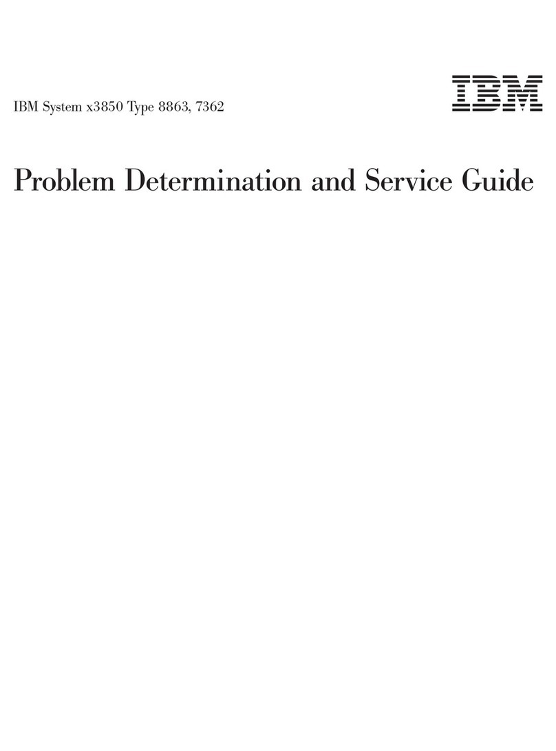 IBM 88631SU - System x3850 - 8863 User manual